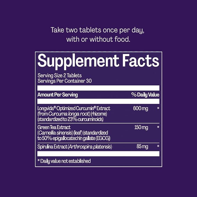 Bonafide Targeted Menopause Support for Hot Flash & Night Sweat Relief Thermella – Hormone-Free, Clinically Studied Formula with a Blend of Curcumin, Green Tea & Spirulina Extracts — 3-Month Supply