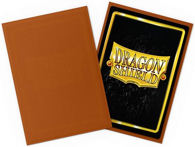 Dragon Shield | Japanese Size Card Matte Sleeves | 60 CT - Smooth & Tough Premium TCG Sleeves - Compatible with Yu-Gi-Oh, Naruto, Cardfight & Vanguard | Copper