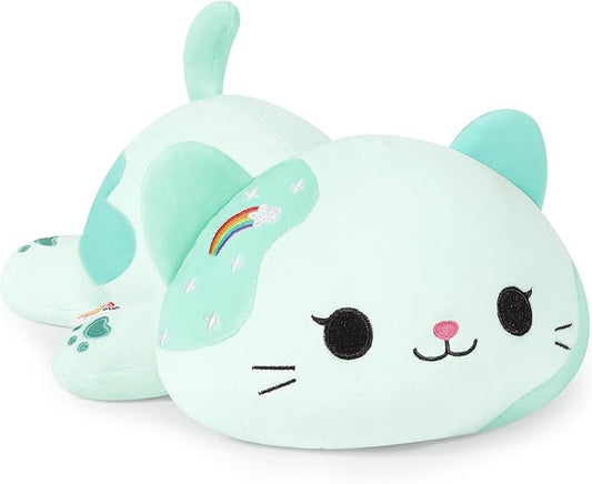 Onsoyours Original Rainbow Cat Plush 9 Inch Kitty Plushies Toy Kitten Stuffed Animal Soft Pillow Kawaii Plushie Gift for Kids & Adults (Rainbow Cat, 9")