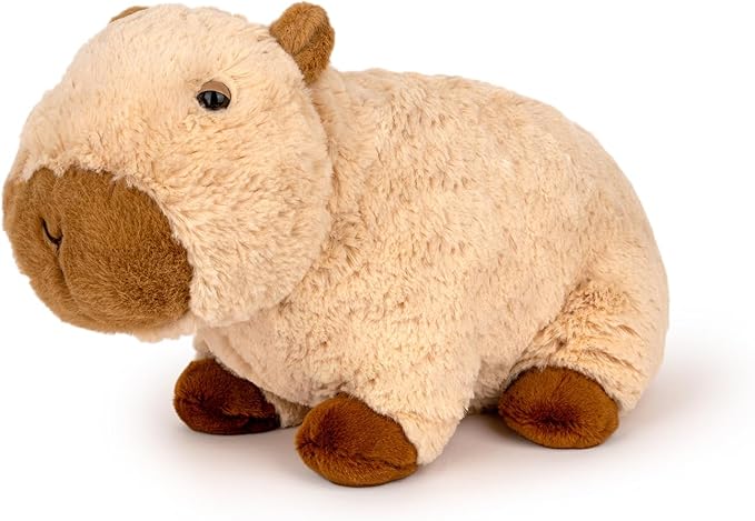 Large Plush Capybara Stuffed Animal Cute Plushie Soft Capybara Plushie Pillows Birthday Gift for Kids(17.7Inch)