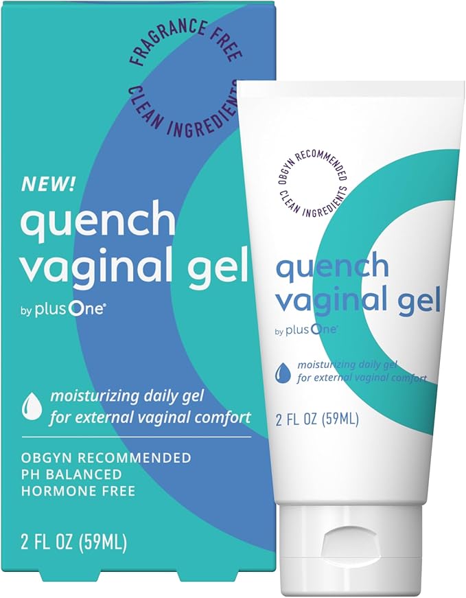 PlusOne Long Lasting Vaginal Moisturizer Gel - Hyaluronic Acid, 2 Fl oz | Vaginal Moisturizer for Vaginal Dryness, pH-Balanced Vaginal Care, Personal Lubricating Menopause Support for Wetness