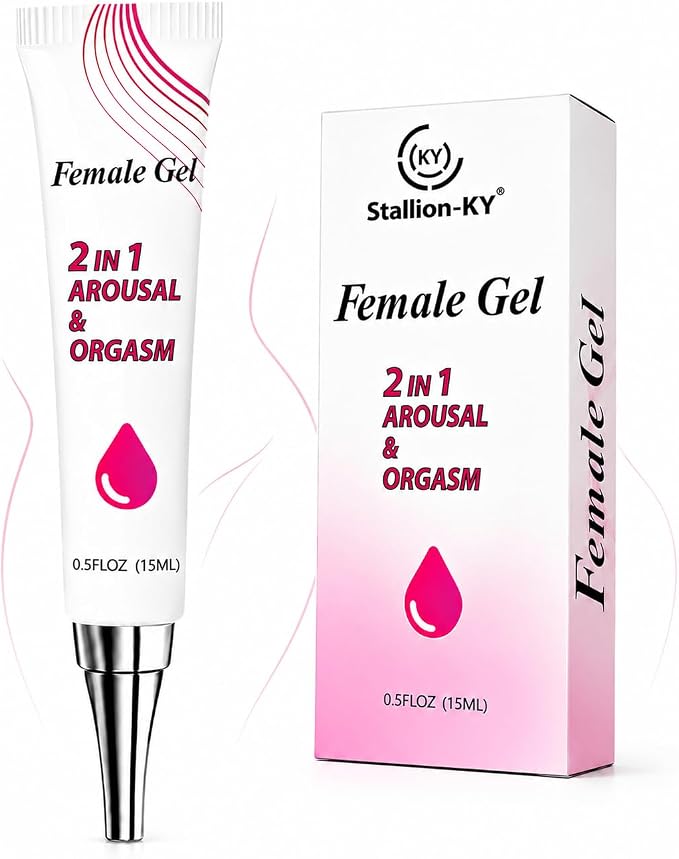 Female Intense Fast Orgasmic Gel, Arousal Gel Suitable for Women, Sexual Pleasure Booster, Solo or Couples Use, Travel Size 15ml