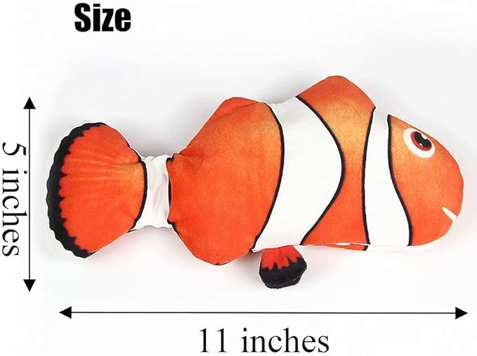 Electric Moving Fish Plush Toys