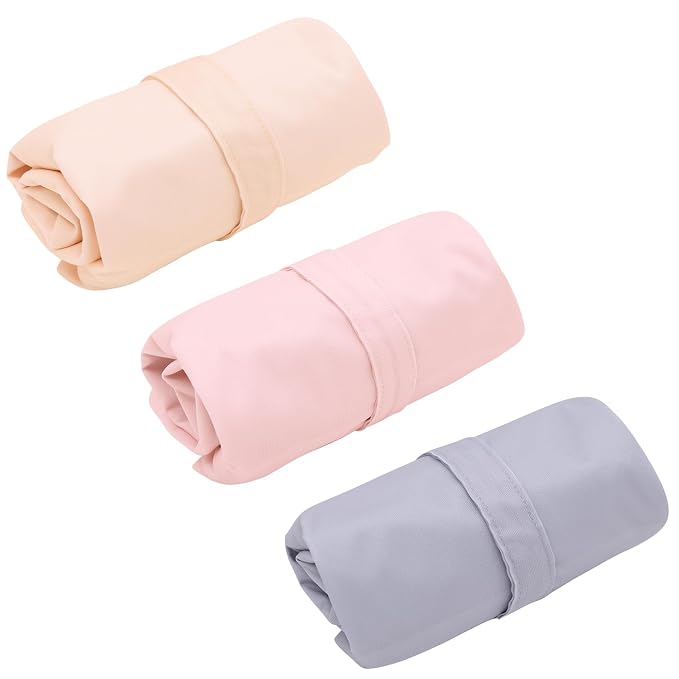 ALVA ALVABABY 3pcs Cloth Diaper Wet Dry Bags Waterproof Reusable with Two Zippered Pockets Travel Beach Pool Daycare Soiled Baby Items Yoga Gym Bag for Swimsuits or Wet Clothes 3L-ZM10