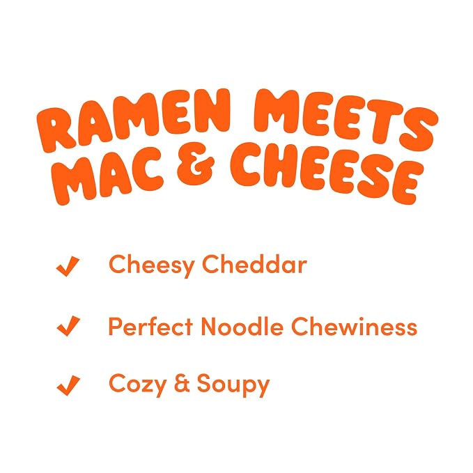 Cheesy Ramen – Spicy Cheddar Soup Ramen | Bold, Cheesy Heat, Korean-Style Spice | 3.92 oz (Pack of 4)