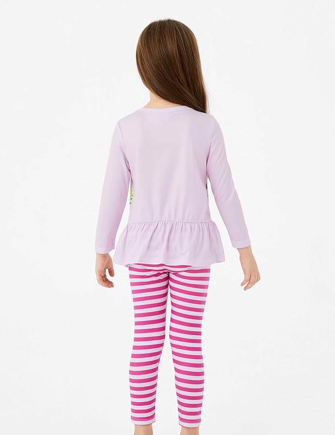 Disney Minnie Mouse Frozen Princess Marvel Toddler Girls Clothes Long Sleeve Sweatshirt + Leggings 2pcs Outfits Set 2-6Y