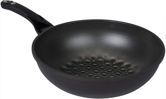 3D Marble Non-Stick, Non-Scratch Coating Wok Pan. (Made in Korea). (32cm)