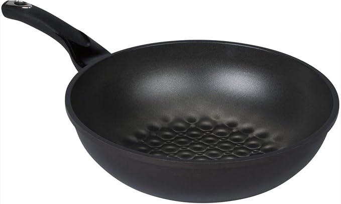 3D Marble Non-Stick, Non-Scratch Coating Wok Pan. (Made in Korea). (34cm)