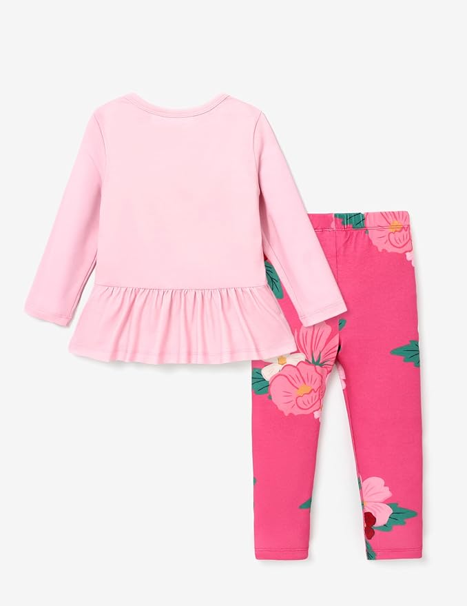Disney Minnie Mouse Frozen Princess Marvel Toddler Girls Clothes Long Sleeve Sweatshirt + Leggings 2pcs Outfits Set 2-6Y