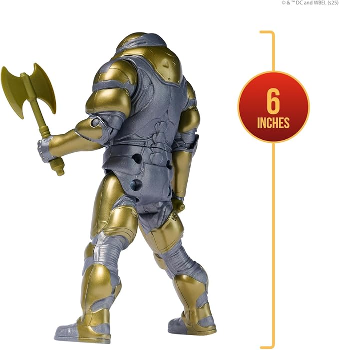 DC Comics, Superman, Hammer of Boravia Epic Strike Action Figure, 6-Inch Tall, Authentic Movie Styling, Includes 2 Accessories, Kids Toys for Boys and Girls Ages 4 and Up