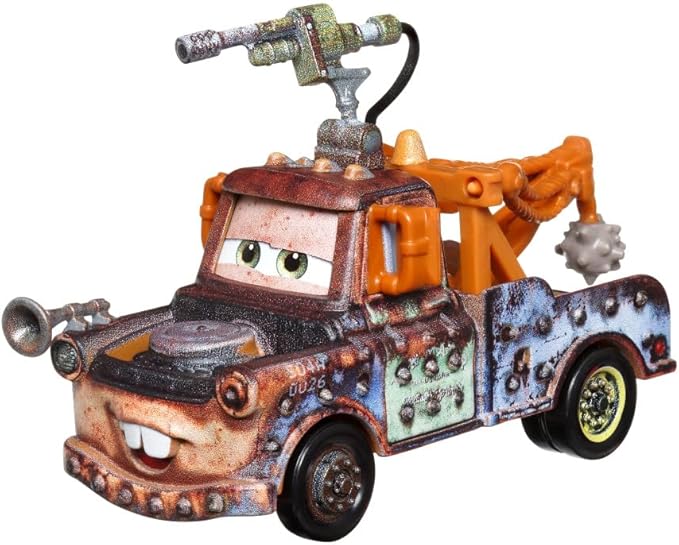 Disney Cars Toys Mattel 1:55 Scale Diecast Cars On The Road Series Road Rumbler Mater