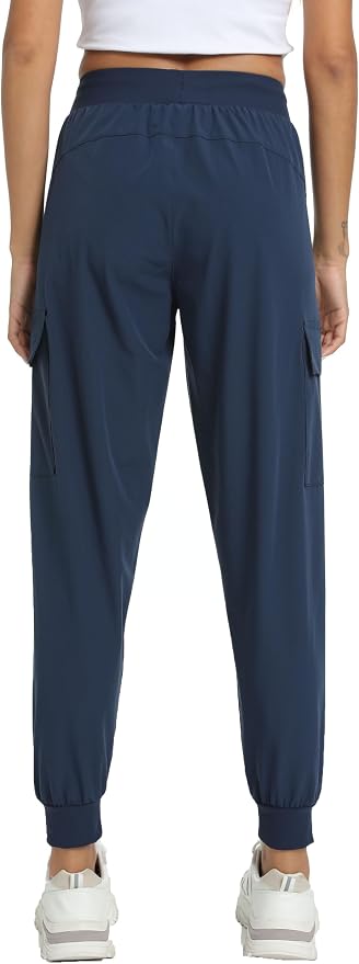 Women's Joggers Cargo Pants Lightweight Quick Dry Hiking Running Pants for Athletic Casual & Outdoor