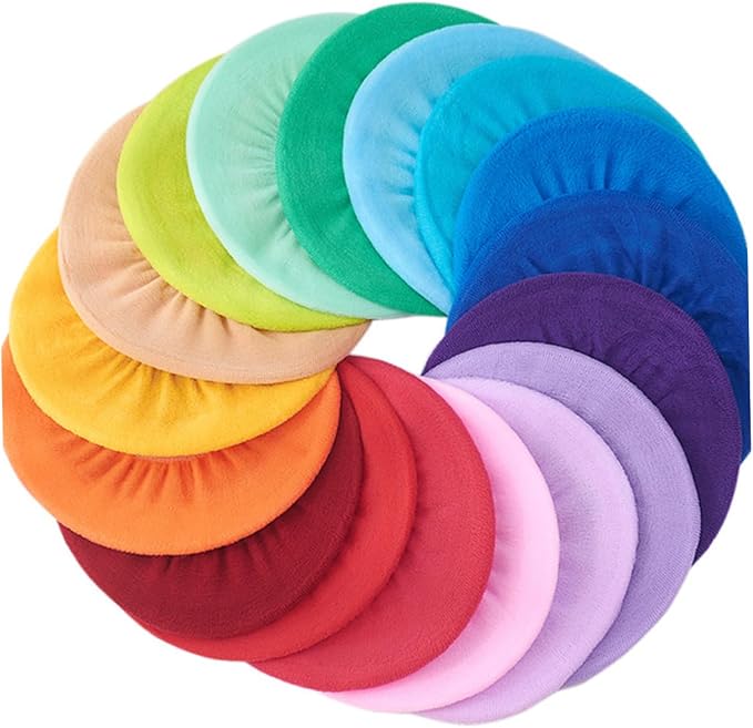 Gadpiparty 5pcs Colorful O-shaped Toilet Seat Pads Soft Toilet Cover Mats for Home Bathroom Comfortable Warm Design for Adults Expecting Mothers Random Colors
