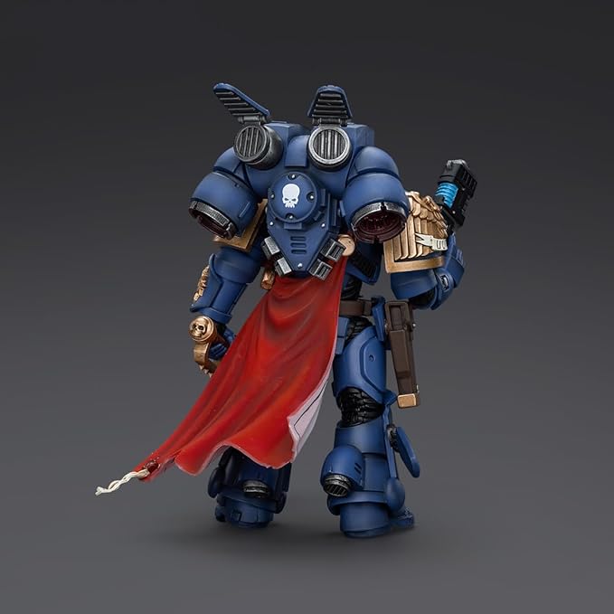 JOYTOY Warhammer 40,000 1/18 Action Figure Ultramarines Captain with Jump Pack Collection Model Birthday Gifts