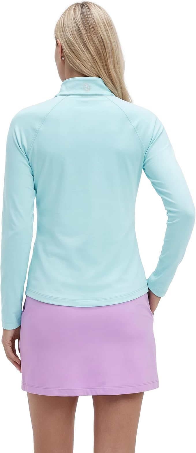 Izod Women's 1/4 Zip Pullover Performance Stretch Long Sleeve Golf Running