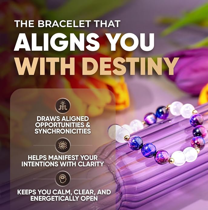 Conscious Items Wealth & Manifestation Bracelet for Women & Men, Prosperity Bracelet with Money Crystals & Natural Stone for Abundance, Goal Attraction, & Positive Intentions