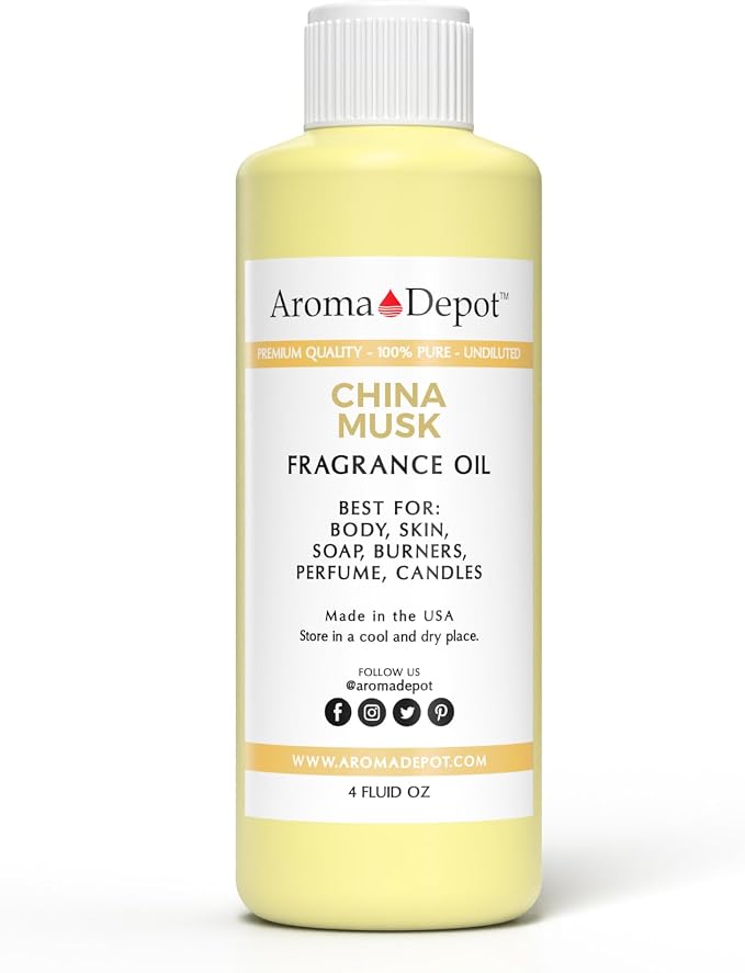 Aroma Depot 2 oz / 2 Ounces China Musk Unisex Perfume/Body Oil Our Interpretation, Premium Quality Uncut Fragrance Oil