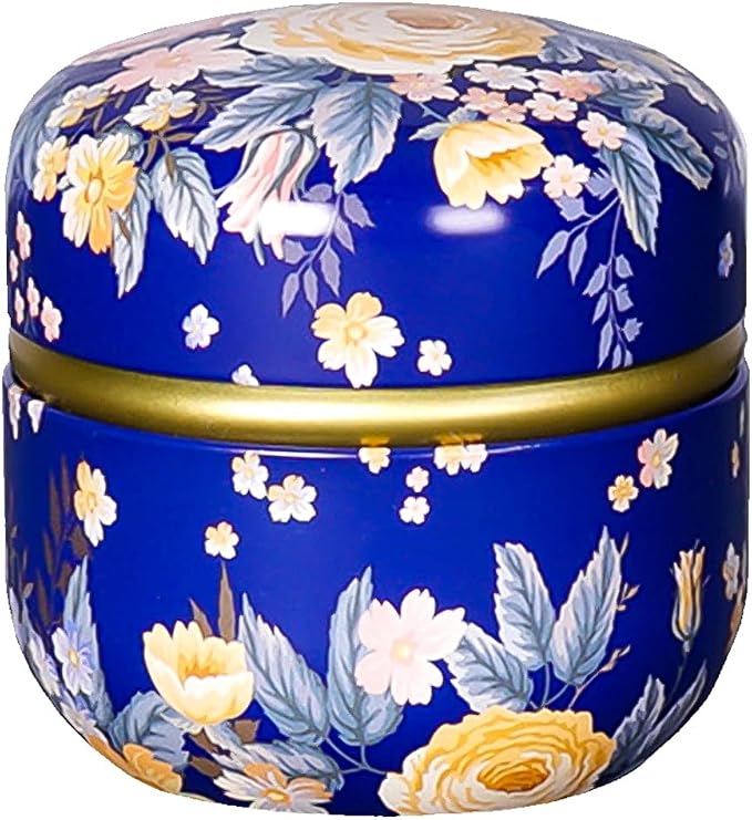 Topwon Powder Case with Powder Puff for Body Powder Container Dusting Powder Case for Baby&Mom (Flower)