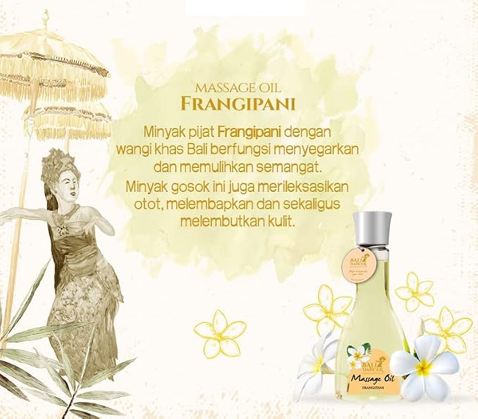 Massage Oil Aromatheraphy - Frangipani, 150 Ml (Pack of 3)