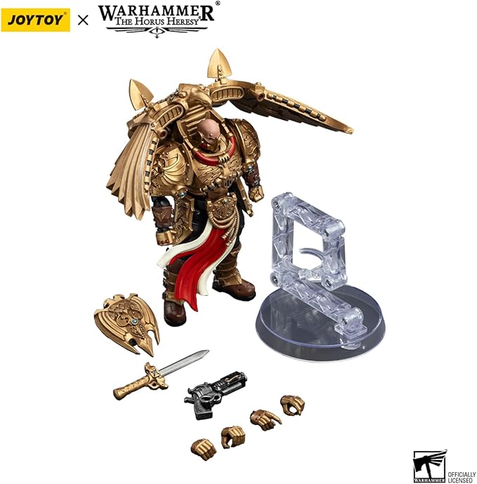 JOYTOY Warhammer The Horus Heresy Legio Custodes Custodian Venatari Squad Venatari with Kenetic Destroyer 2, 1:18 Scale 5.4in Action Figure Mecha Joy Toy Collection Model