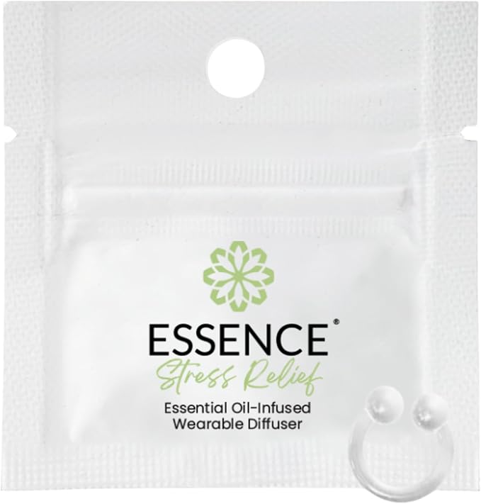 Essence Wearable Aromatherapy Nasal Diffuser – Stress Relief Essential Oil Nose Ring – Personal Scent Clip for Travel, Work & Everyday Use – Made in USA