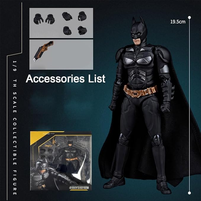 Fondjoy 1/9 Action Figures Movie Edition 7.68in Figurine with Accessories