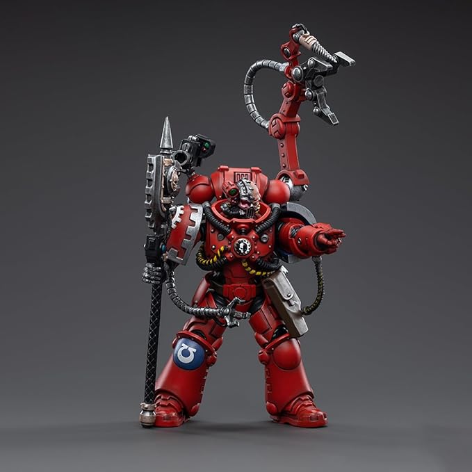 JOYTOY Warhammer 40,000 1/18 Action Figure Ultramarines Primaris Techmarine Collection Model Birthday Gifts