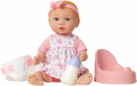 Madame Alexander 13-Inch Potty Pals Baby Doll, Light Skin Tone