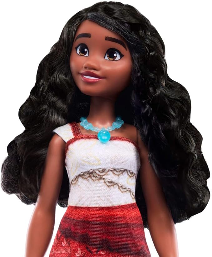 Mattel Disney Moana 2 Voyager 2 Doll Set, Moana & Maui Fashion Dolls in Removable Outfits with 4 Accessories, Inspired by The Movie