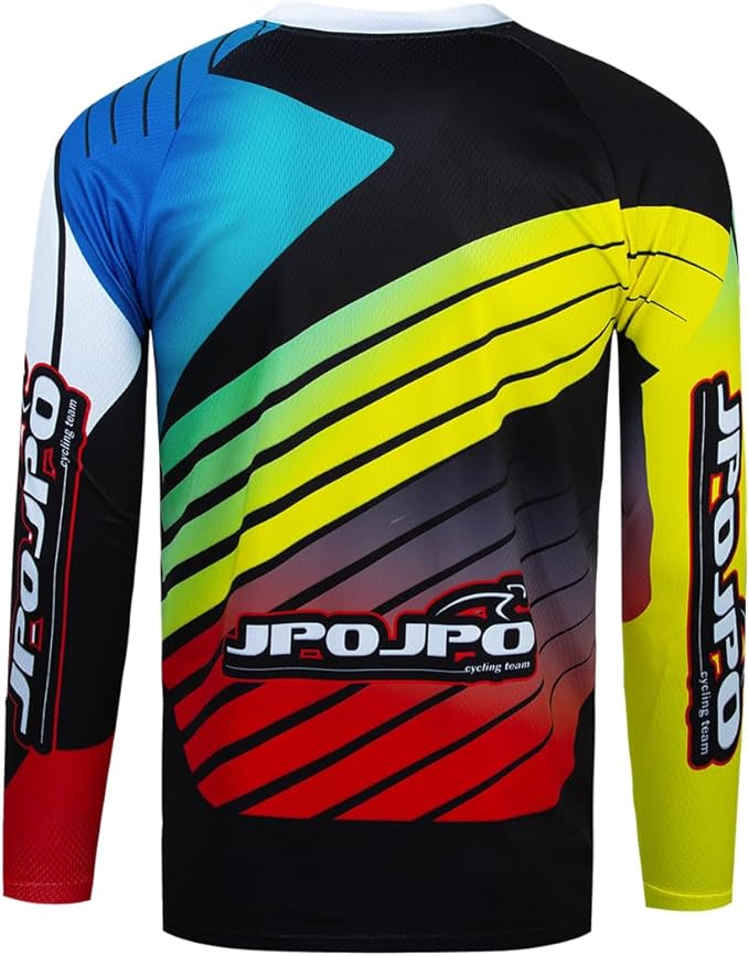Dirt Bike Jersey for Youth, Kids Mountain Bicycle Shirt Long Sleeve Children Downhill Jerseys for Motorcycle Motocross