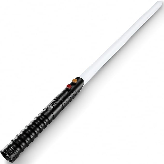CVCBSER Upgrade App Control Dueling Lightsaber, Motion Control 34 Sets Sound Effects 12 Light Effects and 16 Colors Changeable, Premium Metal Light Saber for Adults Kids
