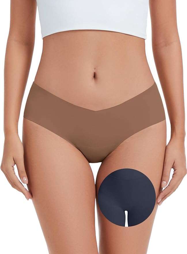 Camel Toe Underwear for Women Seamless Underwear No Show Camel Toe Concealer Invisible Workout Gym Yoga Panties