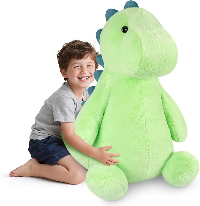 Giant T rex Plush Toys 30", Jumbo Soft Dinosaur Stuffed Animals, Giant Stuffed Animal Dinosaur Toys for Stress Relief & Sleep Aid, Huge Cuddly T rex Plushies Gift for Kids Adults