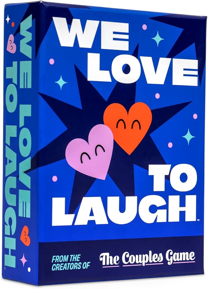 DSS Games We Love to Laugh [Couples Game for 2 Players | Hilarious Relationship Card Game for Date Night, Anniversaries, Game Night | Prime Deal | Couples Gift Idea, Try Not to Laugh]