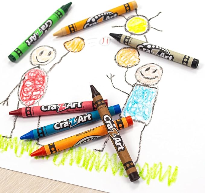 Cra-Z-Art 24ct Crayons Pack, Perfect Back to School Essential, Art Supplies for Coloring Fun, Ages 3 and Up