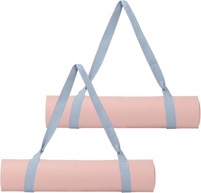 Yoga Mat Straps for Carrying, Adjustable Exercise Mat Sling Holder Multi Purpose Mats Carrier