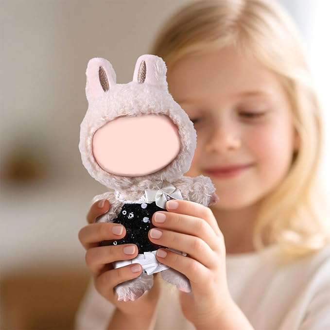 Coolcandy 17cm Doll Clothes, Fashionable Dolls Outfit with Accessories Suit, Stylish Adorable Dolls Clothes Set, Soft Fabric, Detailed Stitching(Doll Not Included)