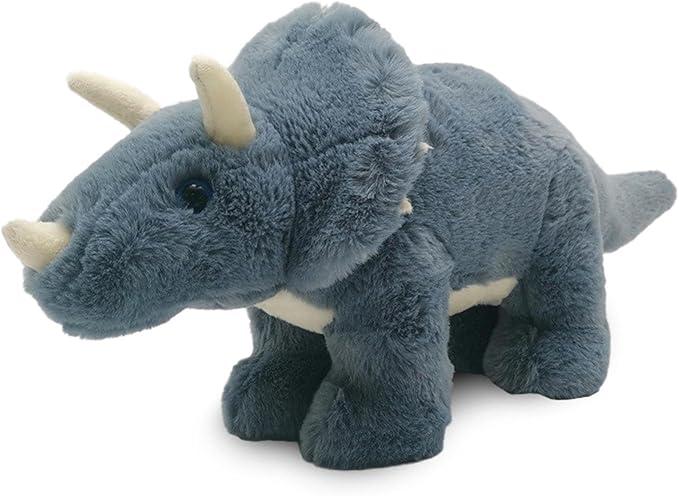 World's Softest Plush Teal Triceratops, Lushee, Large, 16" Stuffed Animal for Baby, Toddler, Kids, Adults - Triceratops Plush Toy-Adorable Toy Made from Kid-Friendly, Quality Materials
