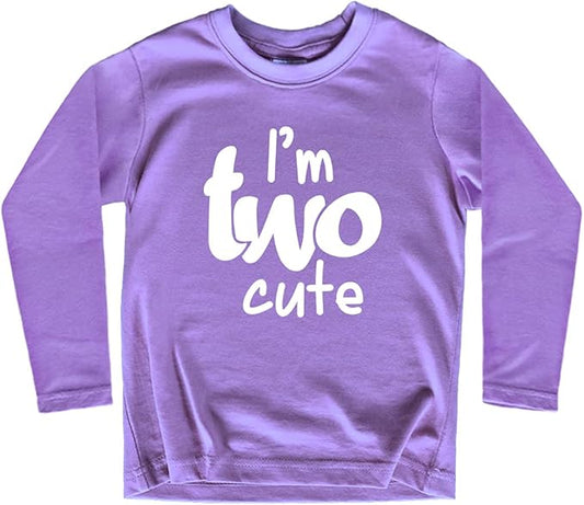 2nd Birthday Outfits for Toddler Girls im Two Cute Shirt Girl 2 Years Old Second Birthday