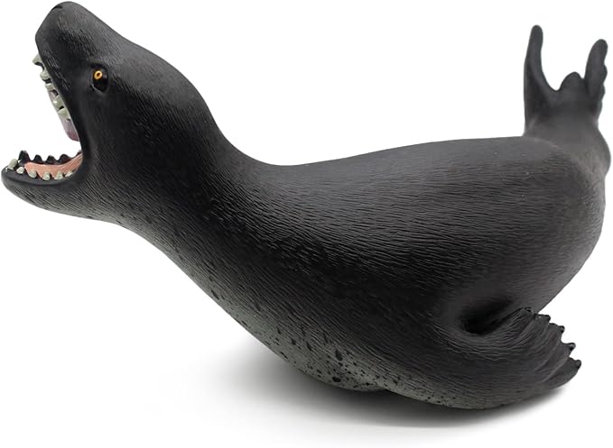 SmilerSmile Larg Gray Animal Squeeze Toy, 1 pc 15Inch Soft Filled Rubber Sea Educational Toys (Seals)
