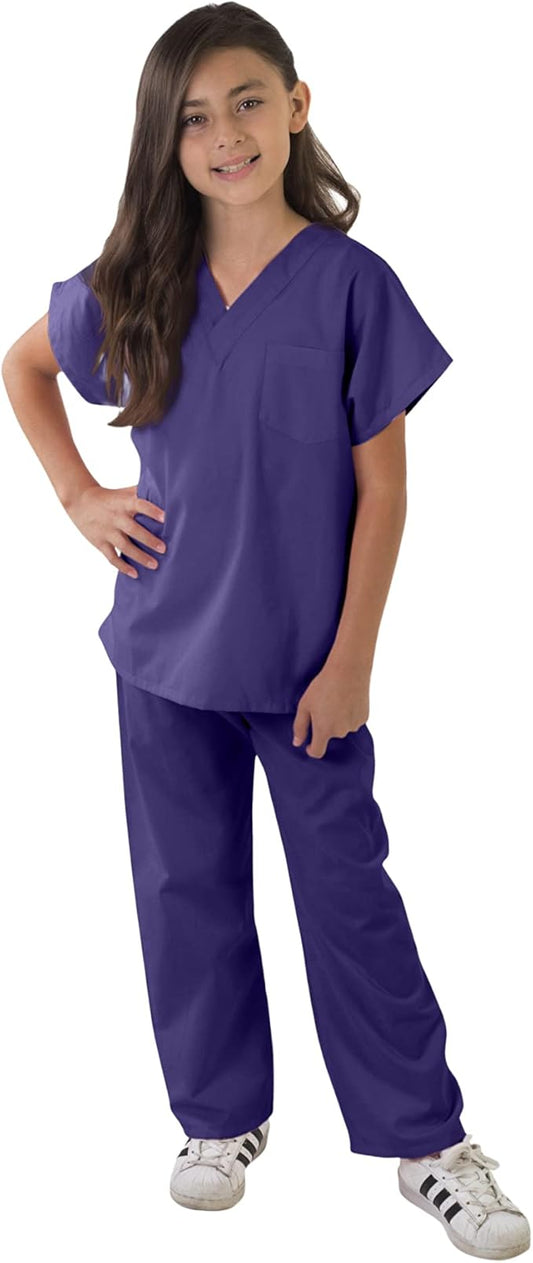 Kids Scrubs Set Super Soft Children Scrub Set Kids Doctor Dress up