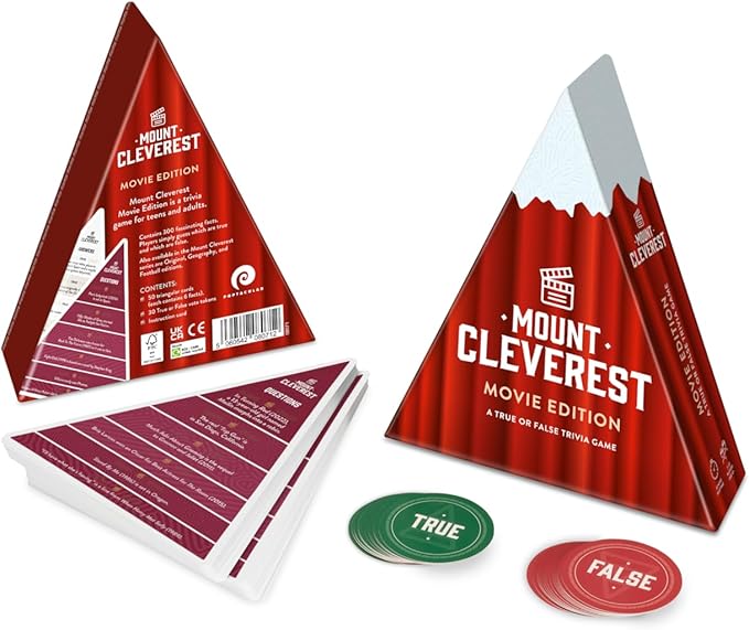 Movie Edition | True or False Trivia Game | Fun Family Card Game |Adults & Kids, Boys & Girls Stocking Stuffer | Party Game, Movie Night, Birthday Gift