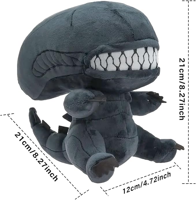 Monster Alien Stuffed Animal Plush Toy,Cartoon Movie Figures Plush for Kids Fans Birthday