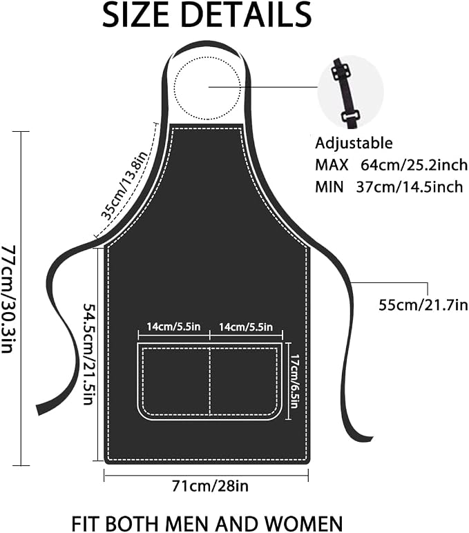 ZJXHPO K Drama Kitchen Apron Korean TV Show Fans Kitchen Decor K Drama Apron With Pocket Korean Lover Gift Housewarming Gift (KDrama Apron)