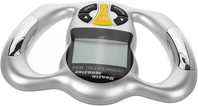 Handheld Fat Measurement Tool Digital BMI Portable Monitor for Precise Analysis with Multifunctional Health Reports
