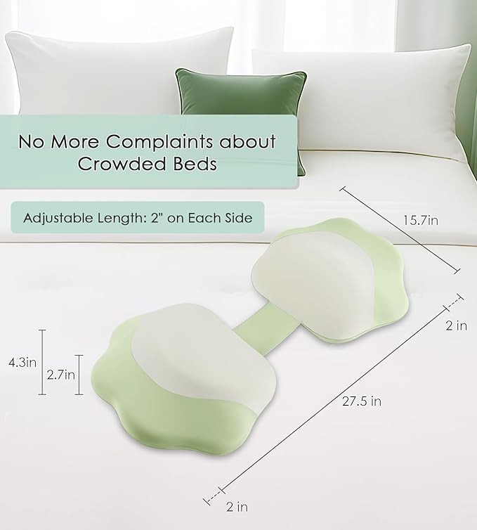 Pregnancy Pillows for Sleeping, Memory Foam Maternity Pillow Support for Back Belly HIPS, Adjustable Travel Wedge Pillow for Pregnant Women, Side Spleeping Pregnant Pillows with Cooling Pillowcase