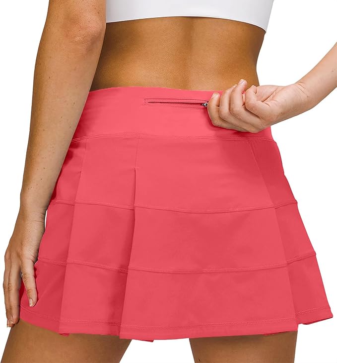 Athletic Tennis Golf Skorts Skirts for Women with Pocket Workout Running Sports Pleated Skirts Casual