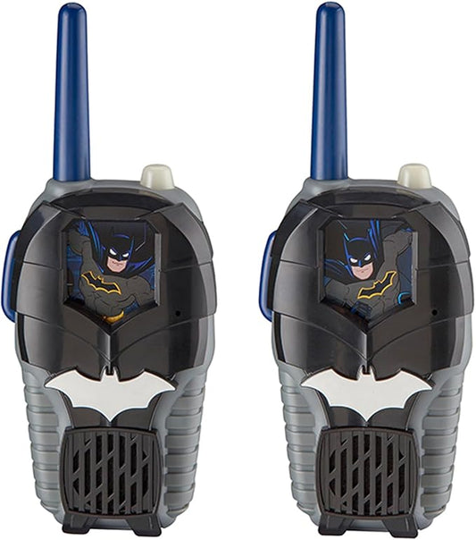 Batman Toy Walkie Talkies for Kids, Static Free Indoor and Outdoor Toys for Boys with Light Up Graphics Designed for Fans of Batman Toys