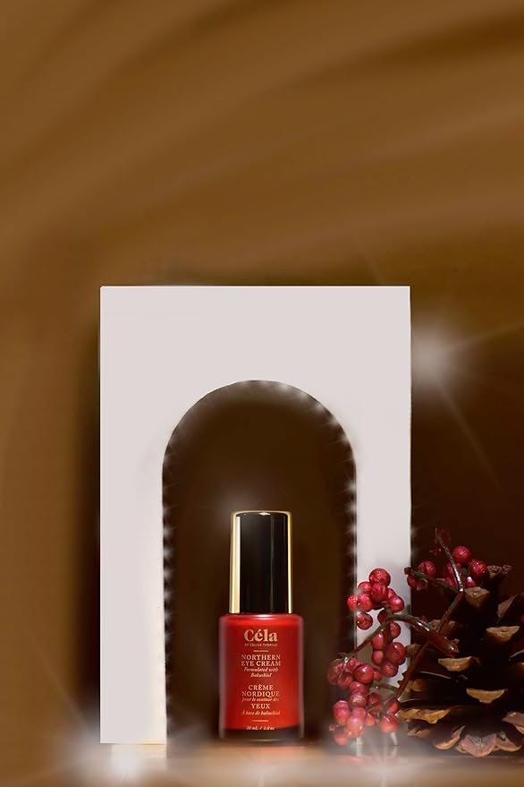Céla Northern Eye Cream | Reduces Fine Lines, Puffiness & Dark Circles | 30 ml Hydrating & Anti‑Aging Eye Moisturizer with Red Maple Bark Extract & Antioxidants – Gentle for All Skin Types