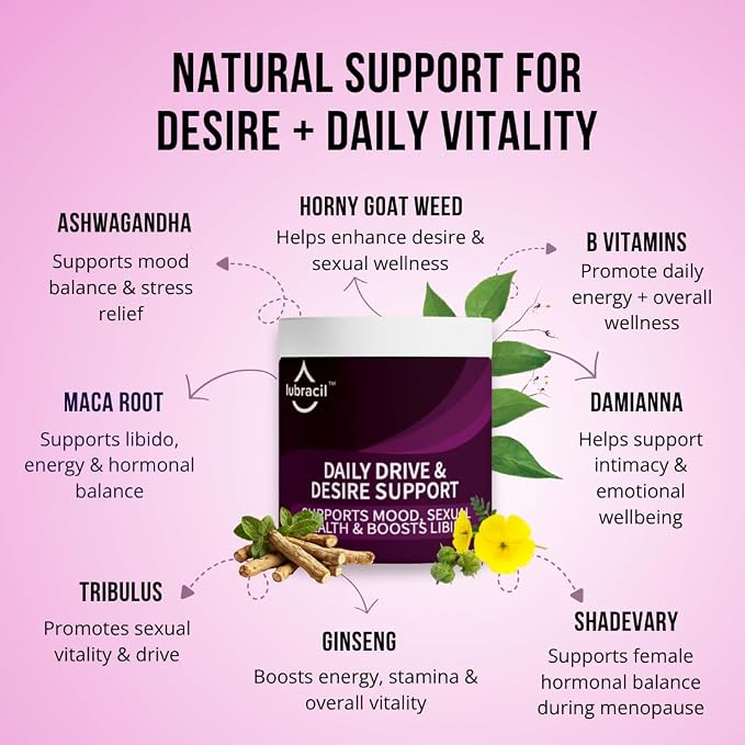 Lubracil Daily Drive & Desire Support*